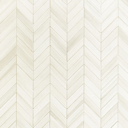 MSI Bianco Chevron Mosaic Porcelain Wall and Floor Tile 12"x15" - Watercolor Collection