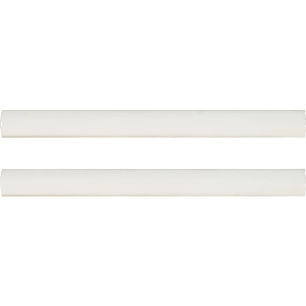MSI Whisper White Quarter Round Polished Ceramic Molding - 5/8"x6"