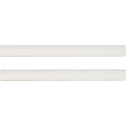 MSI Whisper White Quarter Round Polished Ceramic Molding - 5/8"x6"