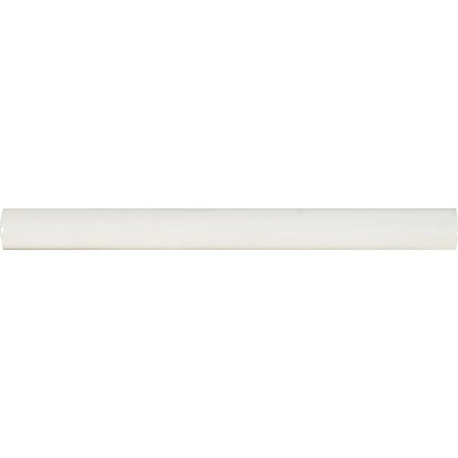 MSI Whisper White Quarter Round Polished Ceramic Molding - 5/8"x6"
