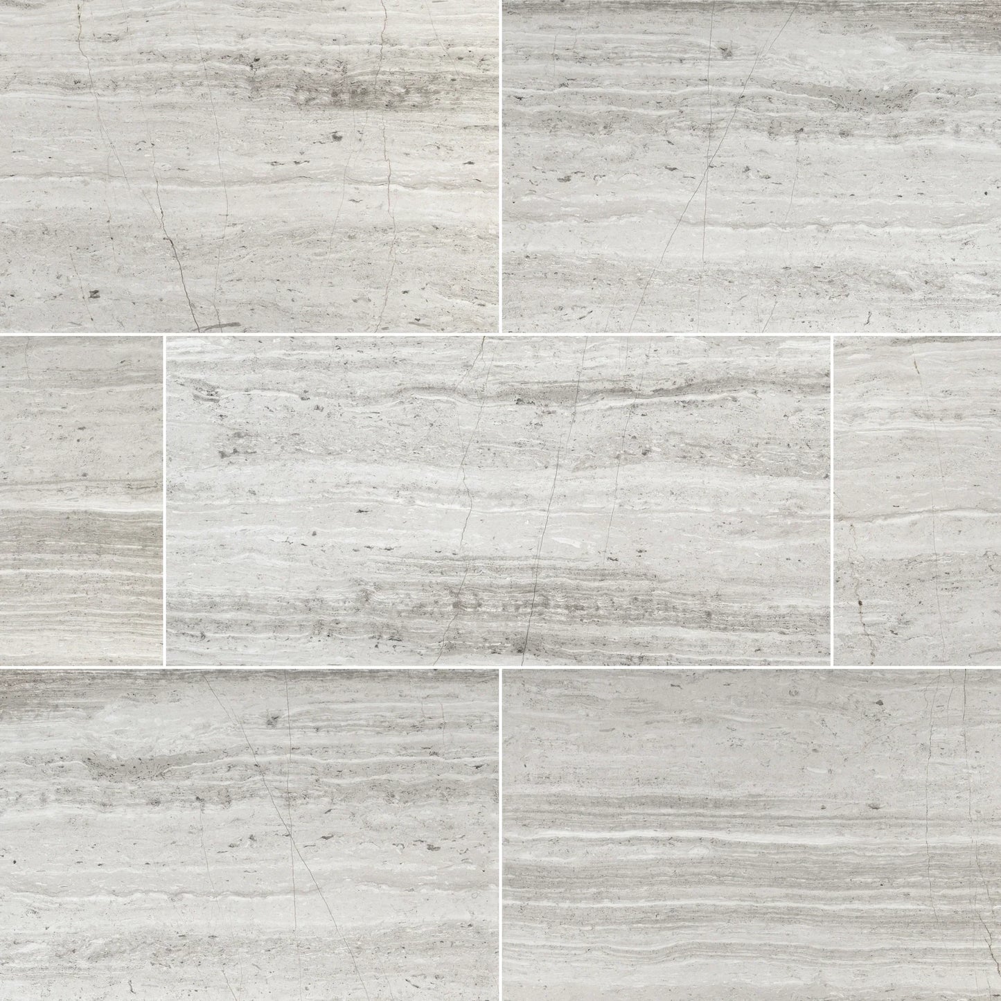 MSI White Oak Honed Marble Wall and Floor Tile 18"x36"