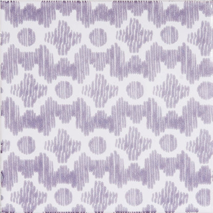 Pure White, Wisteria Glossy Clara B Ceramic Tile