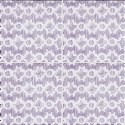 Pure White, Wisteria Glossy Clara B Ceramic Tile