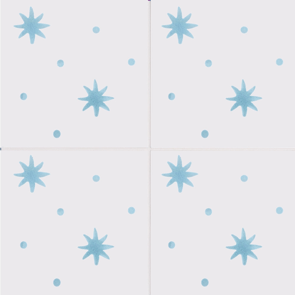 Pure White, Ocean Glossy Serendipity Ceramic Tile