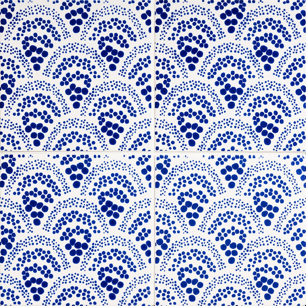 Pure White, Iris Matte Chou Chou Ceramic Tile