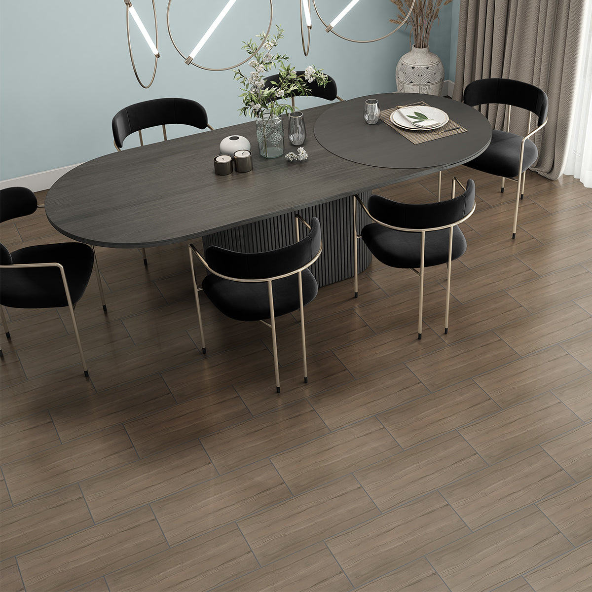 Velluto Rectified Marble Look Porcelain Tile