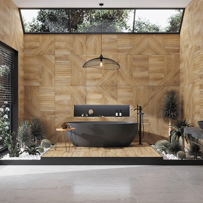 Brown 30x30 Matte Slate Porcelain Large Format Tile (2 pack, 12.16 sq ft/case)