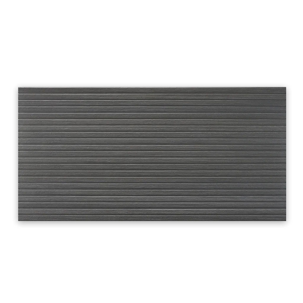Charcoal Black 24x48 Matte Porcelain Large Format Tile (2 pack, 15.5 sq ft/case) - Sample