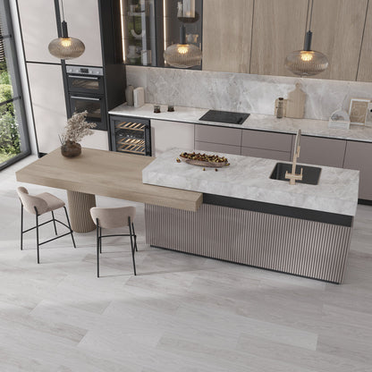 Gray 8x48 Matte Porcelain Large Format Tile (6 pack, 15.49 sq ft/case) - Sample