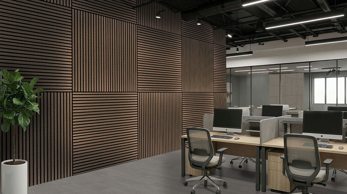 MSI Espresso 24x48 Acoustic Wood Slat