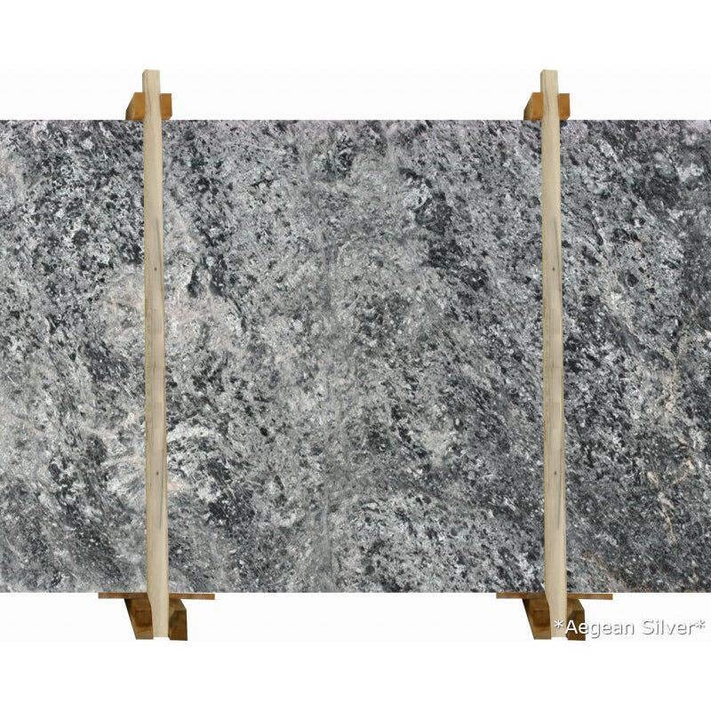 Aegean Silver Bookmatching Polished Marble Slab