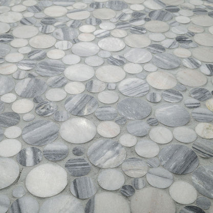 MSI Alaska Gray Pebble Polished Tile