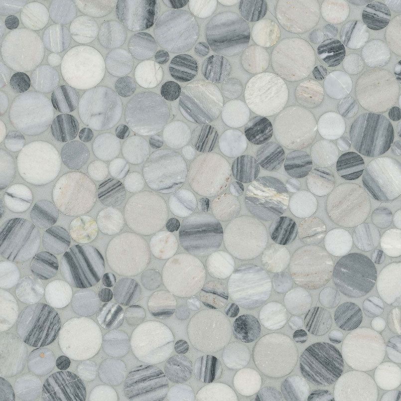 MSI Alaska Gray Pebble Polished Tile