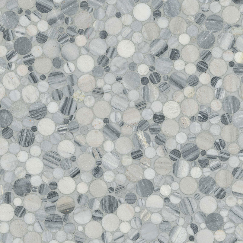 MSI Alaska Gray Pebble Polished Tile