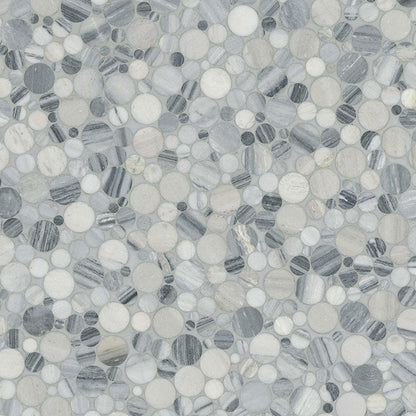 MSI Alaska Gray Pebble Polished Tile