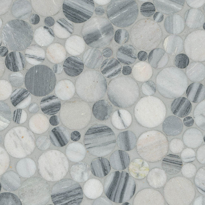 MSI Alaska Gray Pebble Polished Tile