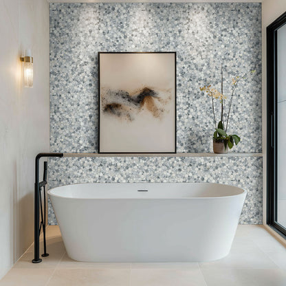 MSI Alaska Gray Pebble Polished Tile