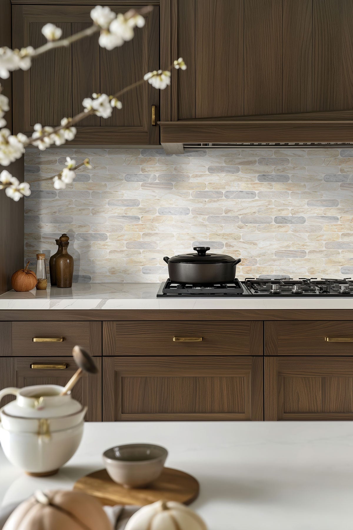 MSI Angora Ellipse Polished Tile