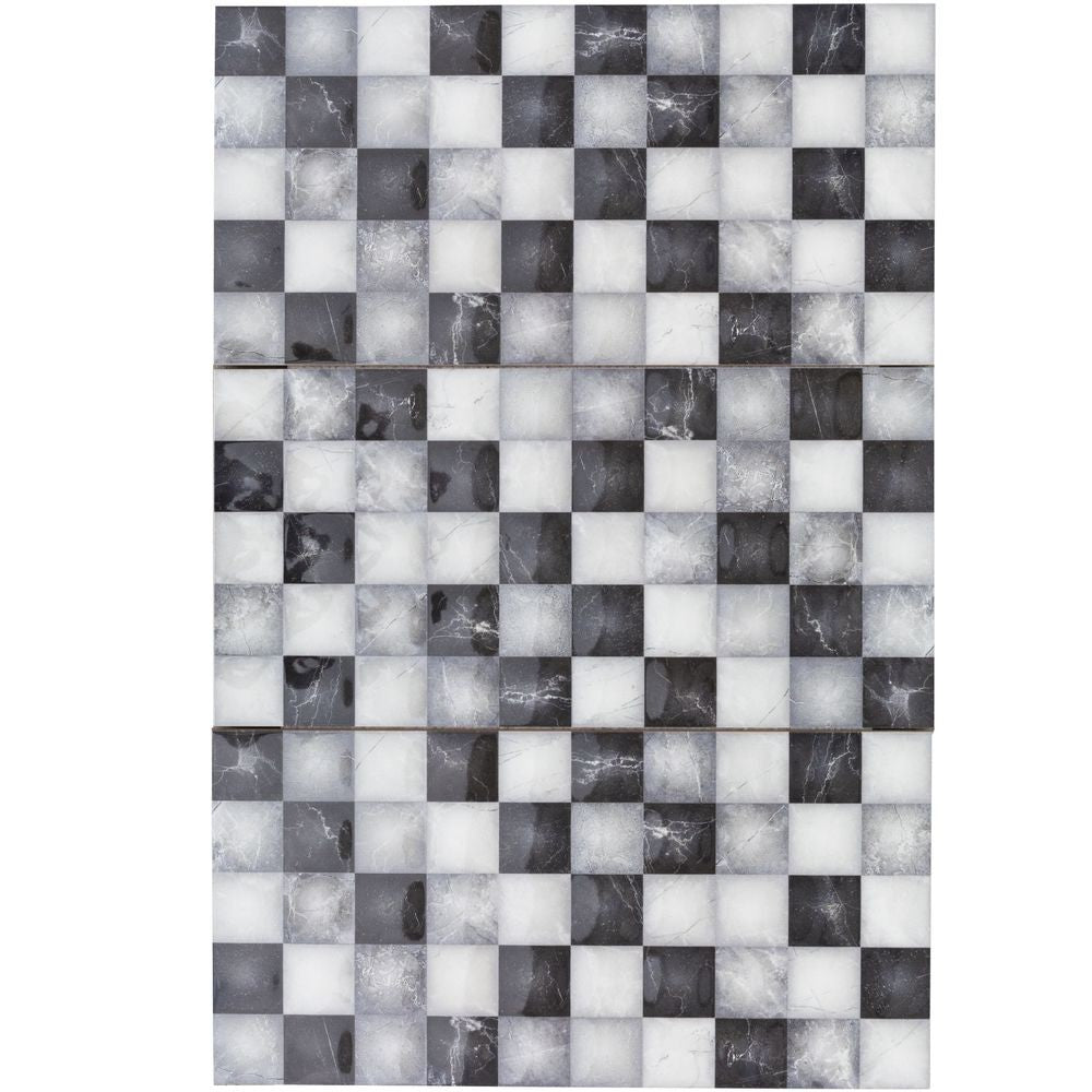 anka almira grey glossy wall porcelain tile SKU-165138 12"x24" (30cmx60cm) size by putting 3 products under each other product shot top view