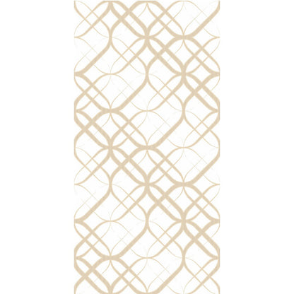 Anka classic carrara gold glossy unrectified porcelain form decor tile 12"x24" SKU-170042 top view