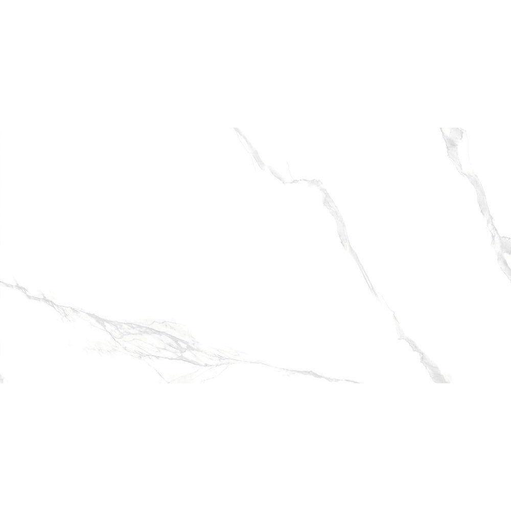 Anka classic carrara silver glossy unrectified porcelain wall and floor tile size 12"x24" SKU-170049