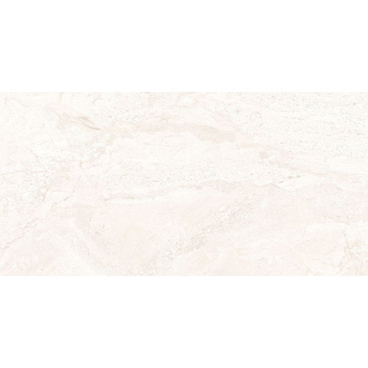 Diva Cream Glossy Rectified Porcelain Wall and Floor Tile