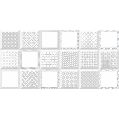 Anka dora glossy porcelain wall tile 12"x24" SKU-170025 Top view of grey tile