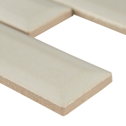 MSI Antique White Beveled Tile
