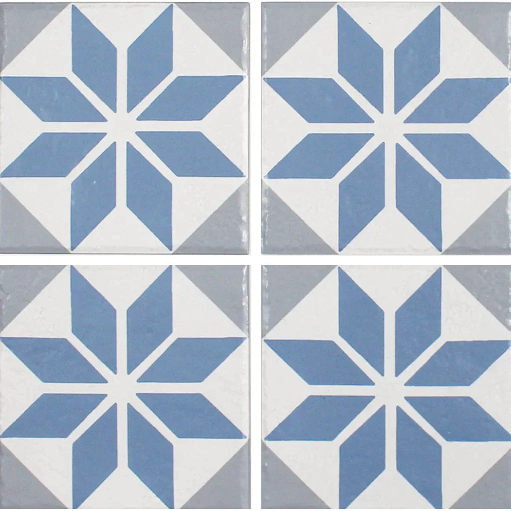 Aquatica Aqua Porcelain Pool Tile 6"x6" - Ancient Floridita Collection