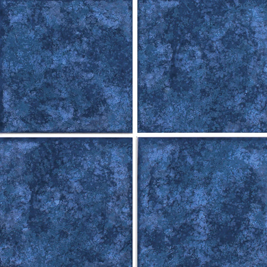 Aquatica Blue Porcelain Pool Tile 6"x6" - Barbados Collection