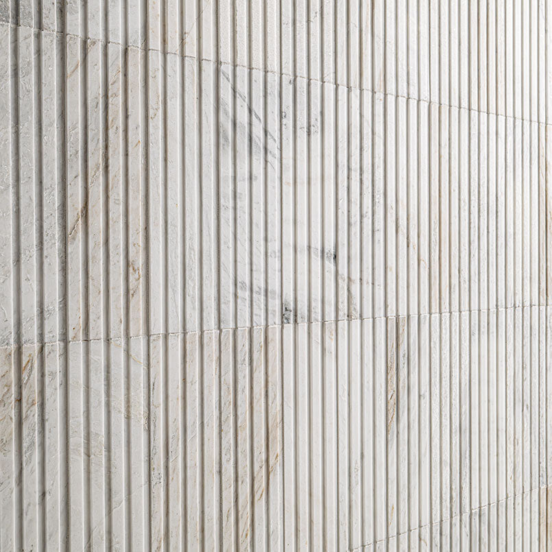 MSI Arabescato Venato Tile 4x12 Slat Honed