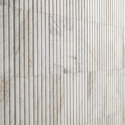 MSI Arabescato Venato Tile 4x12 Slat Honed