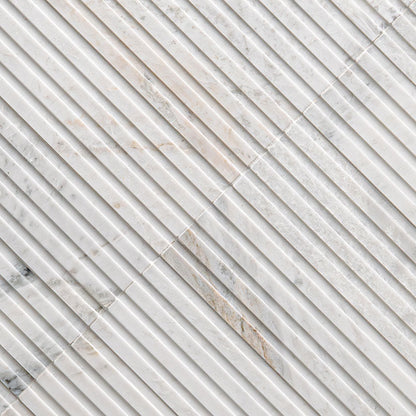 MSI Arabescato Venato Tile 4x12 Slat Honed