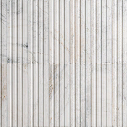 MSI Arabescato Venato Tile 4x12 Slat Honed