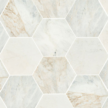 MSI ARABESCATO VENATO 8" HEXAGON HONED