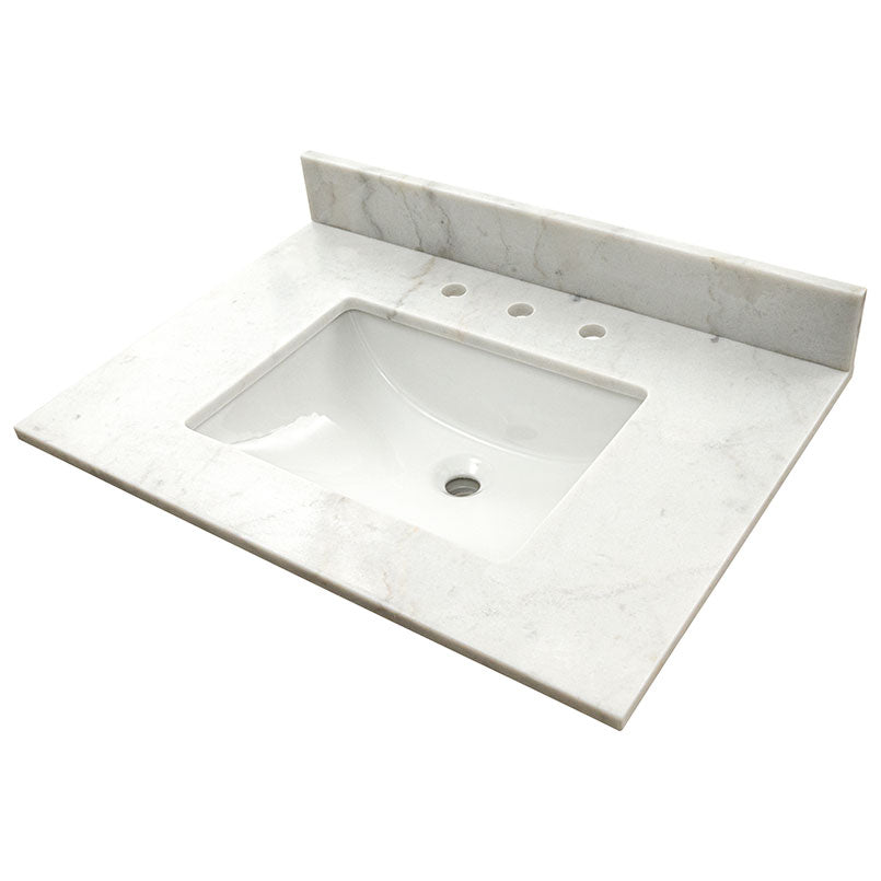 MSI Arabesque Carrara Vanity Top With Sink