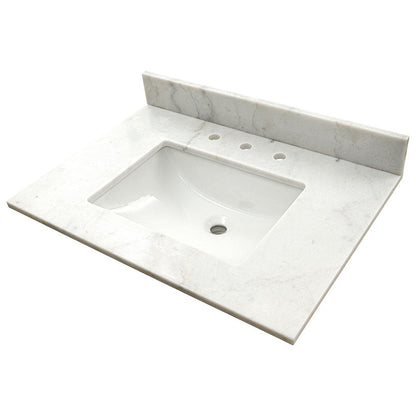 MSI Arabesque Carrara Vanity Top With Sink