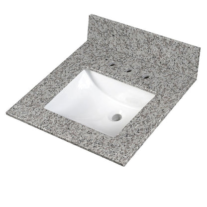 MSI Argento Grigio Vanity Top With Sink