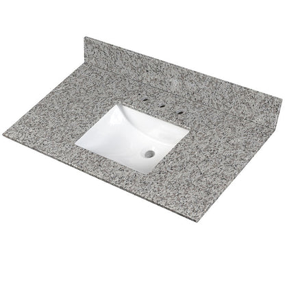 MSI Argento Grigio Vanity Top With Sink