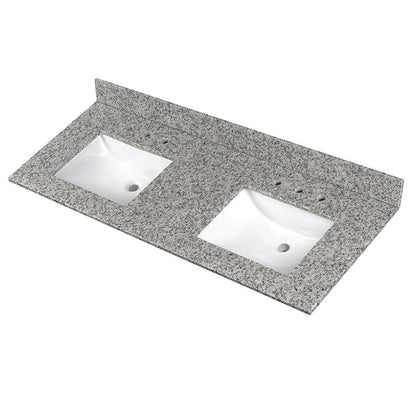 MSI Argento Grigio Vanity Top With Sink