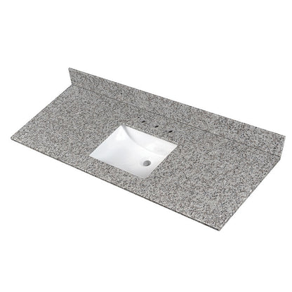 MSI Argento Grigio Vanity Top With Sink