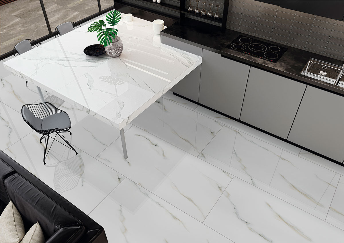 MSI Aria Bianco Porcelain Wall and Floor Tile