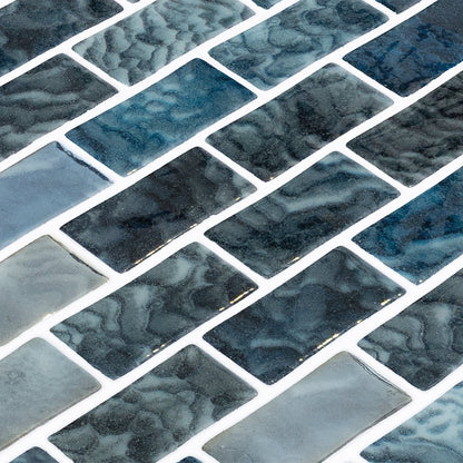 Arrecife Grey, 1" x 2" - Glass Tile - view 8