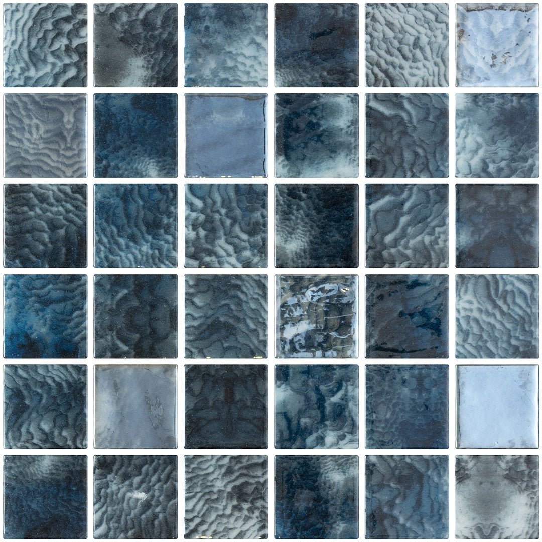 Arrecife Grey, 2" x 2" - Glass Tile - view 7