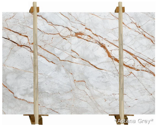 Astana Gray Marble Slabs Polished - Full Truckload