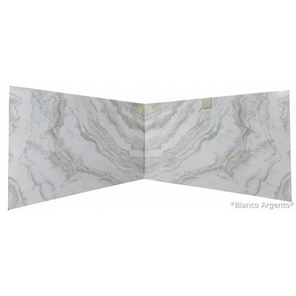 Bianco Argento White Bookmatching Marble Slab