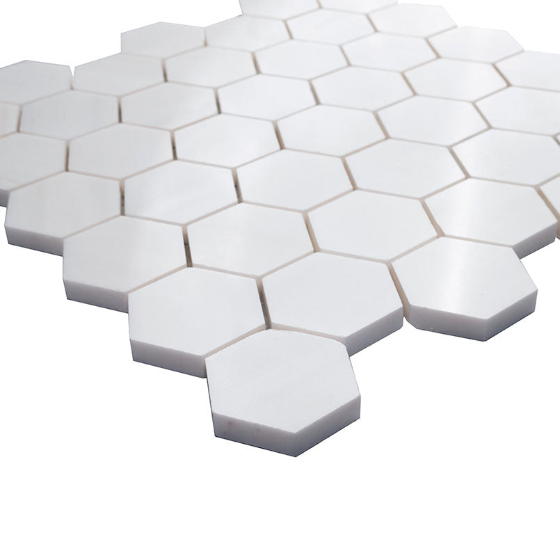 MSI Bianco Dolomite 2” Hexagon Mosaic Tile