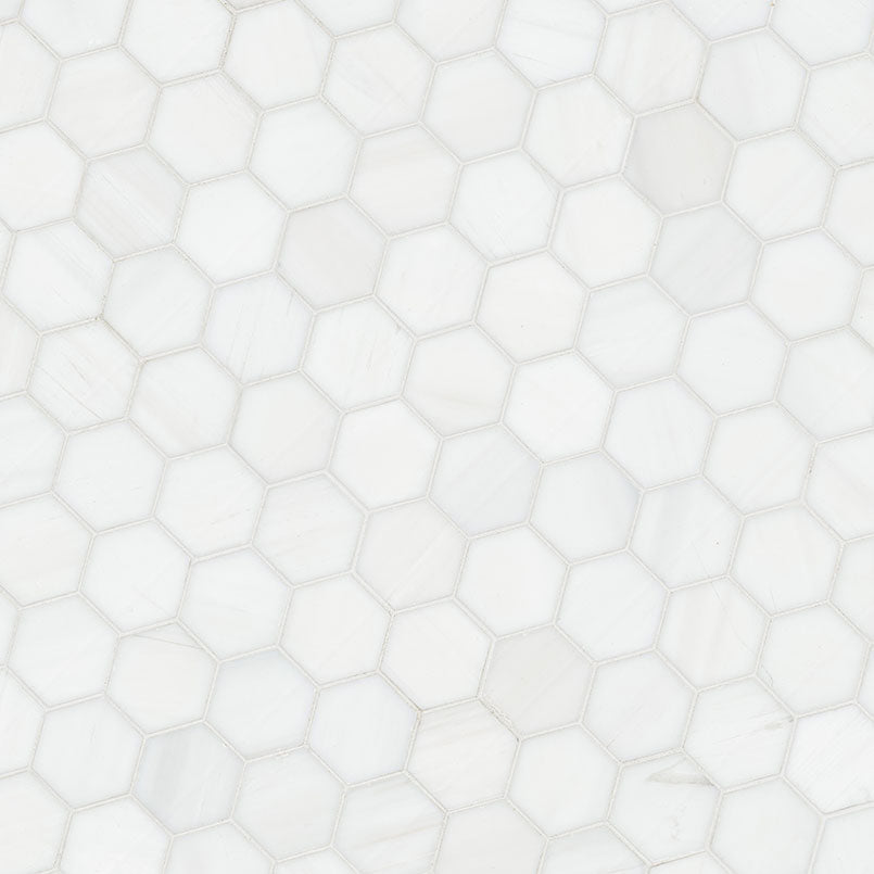 MSI Bianco Dolomite 2” Hexagon Mosaic Tile
