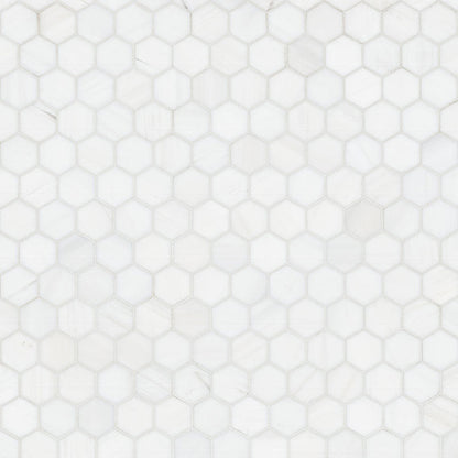 MSI Bianco Dolomite 2” Hexagon Mosaic Tile