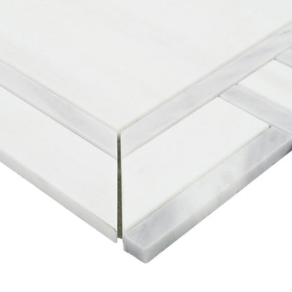 MSI Bianco Dolomite Alana Polished Mosaic